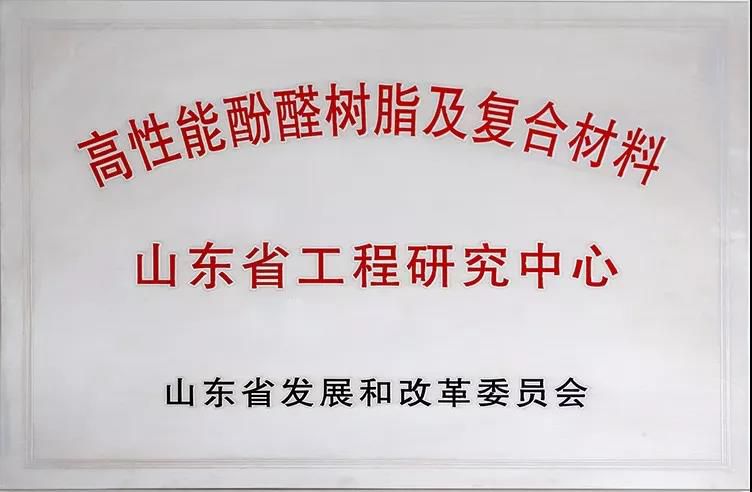 山东圣泉新材料股份有限公司新获“山东省工程研究中心”